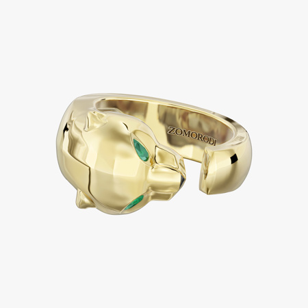 Panther Gold Ring (Slim)